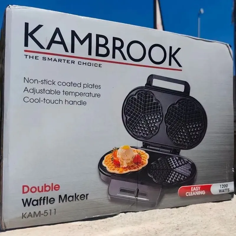 From the Appliance & Home promotion Kambrook Double Waffle Maker KAM-511