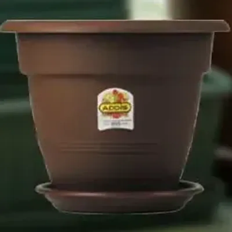 Addis Venus Plant Pot Choc Brown