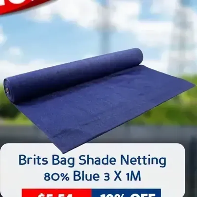Brits Bag Shade Netting 80% Blue