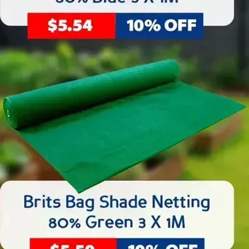 Brits Bag Shade Netting 80% Green