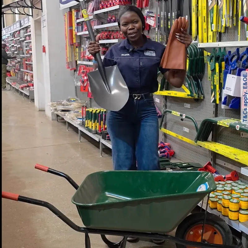 Halsteds Site Work Combo (Monarch Wheelbarrow, Simba Shovel, Gloves)