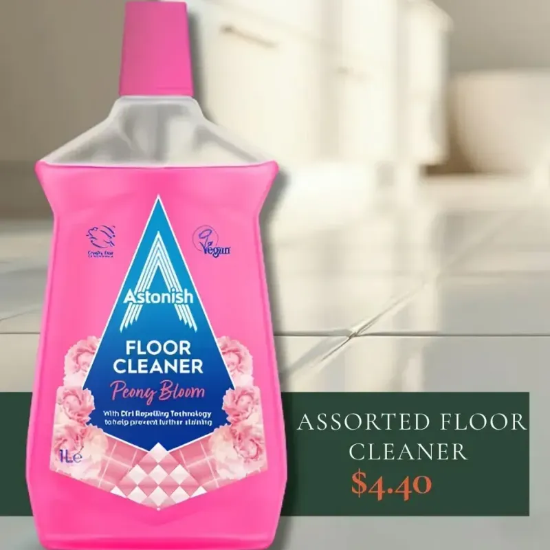 From the Harry's promotion Astonish Floor Cleaner Assorted