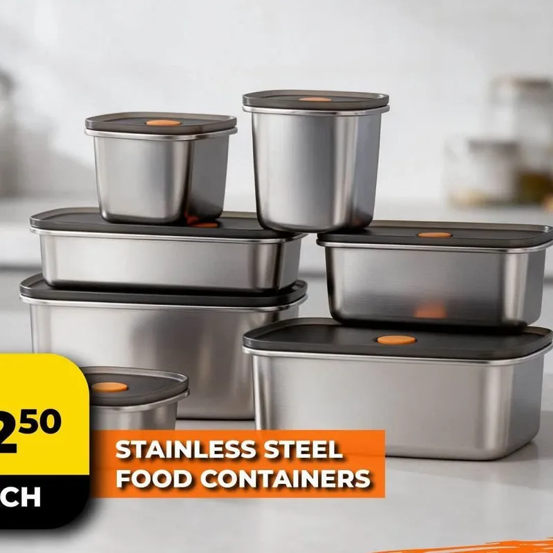 Stainless Steel Food Containers