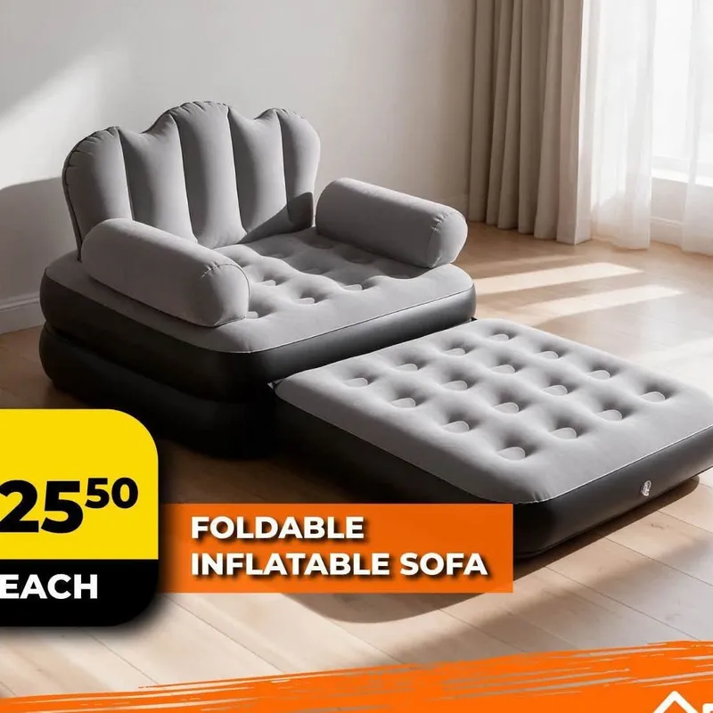 From the Home & Power promotion Foldable Inflatable Sofa