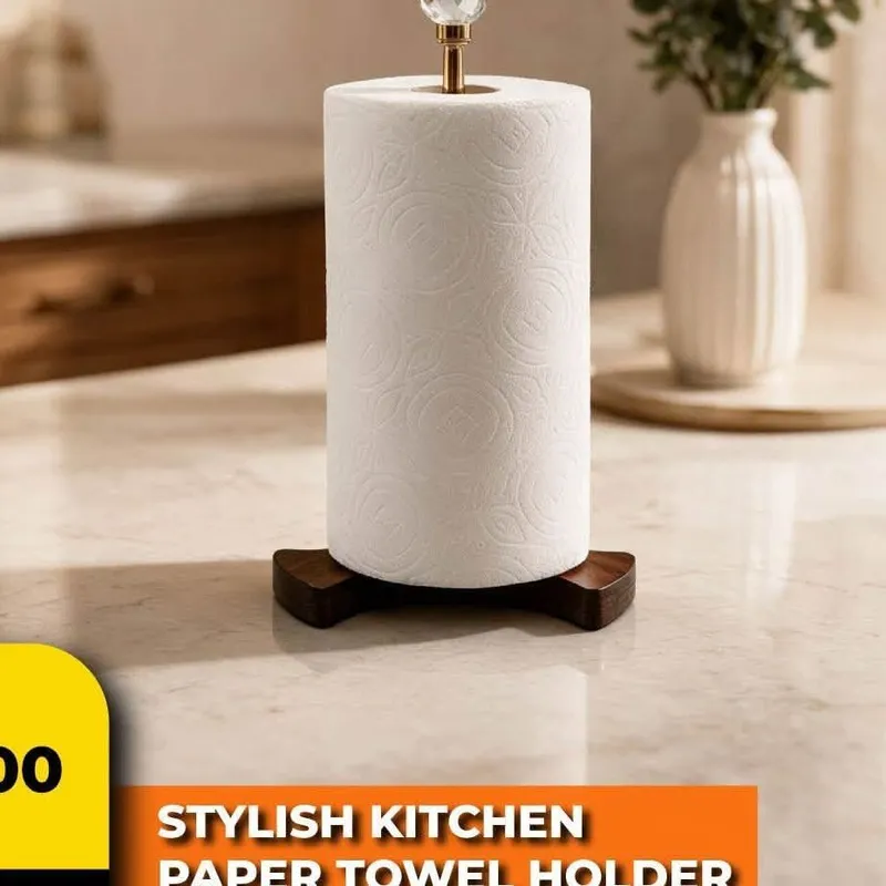Stylish Kitchen Paper Towel Holder