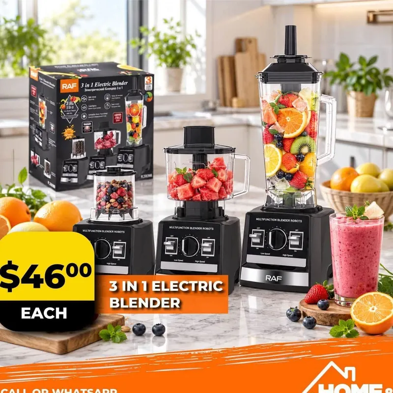 3 in 1 Electric Blender