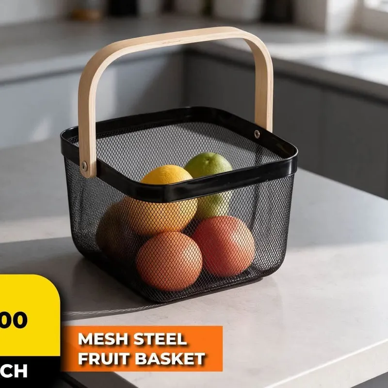 Mesh Steel Fruit Basket
