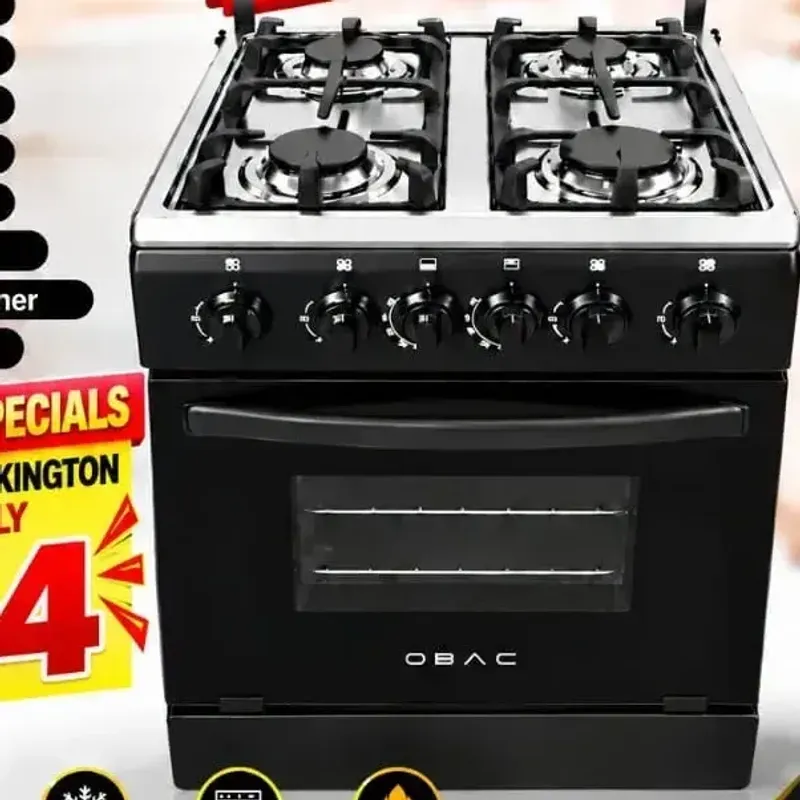 OBAC OB500G ZIM Full Gas Stove