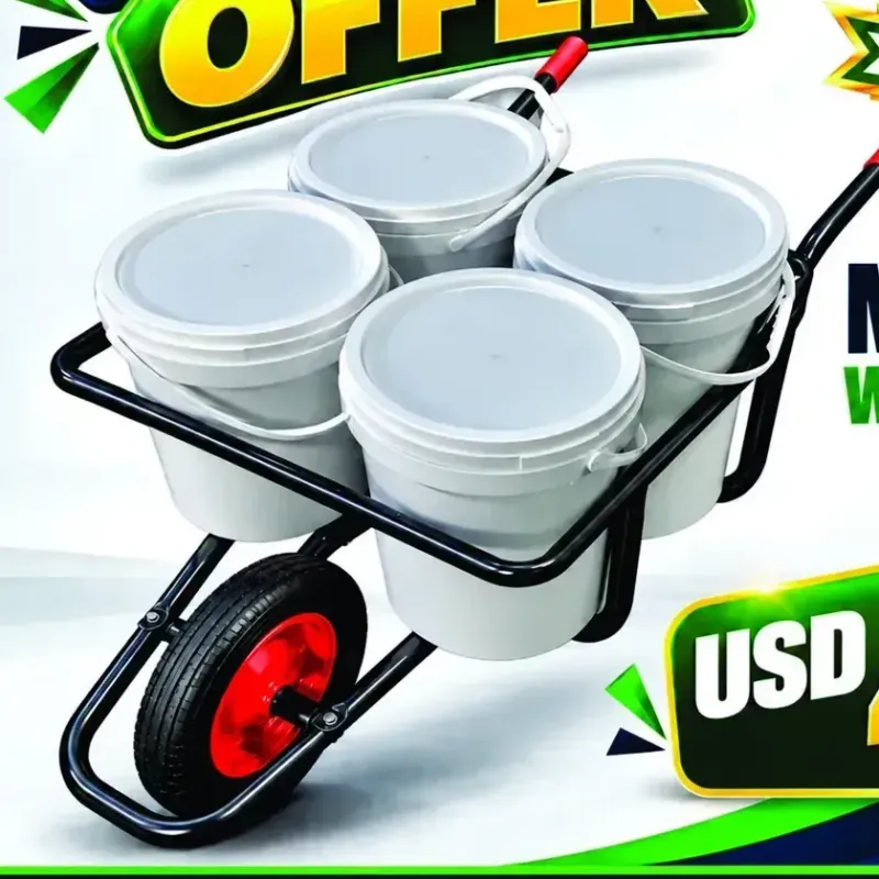 From the Mahomed Mussa promotion Monarch Water Wheelbarrow