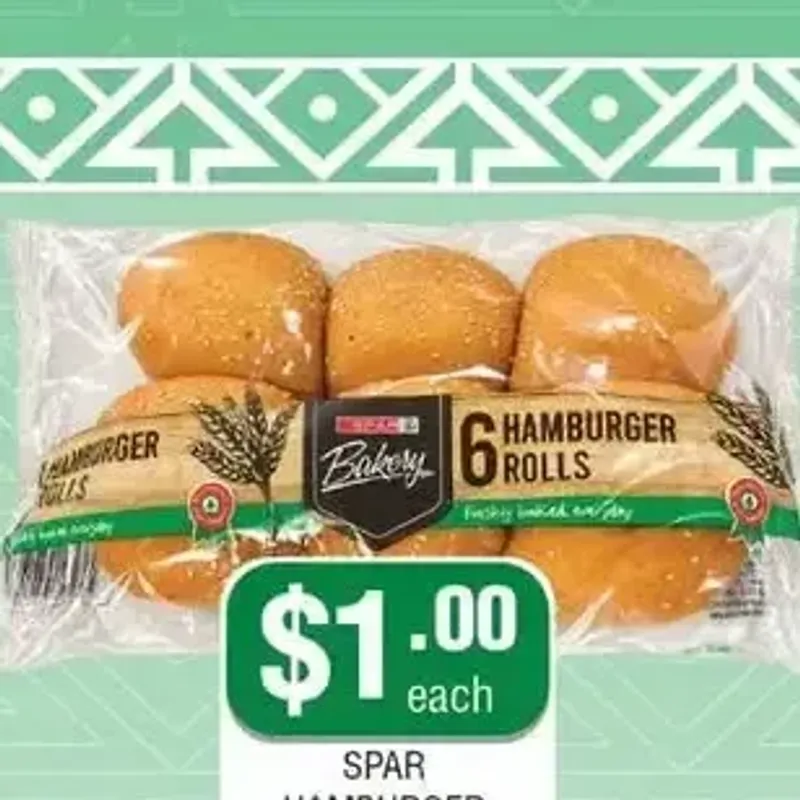SPAR Hamburger Rolls Sesame