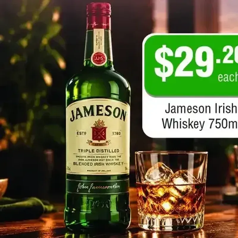 From the Spar Zimbabwe promotion Jameson Irish Whiskey