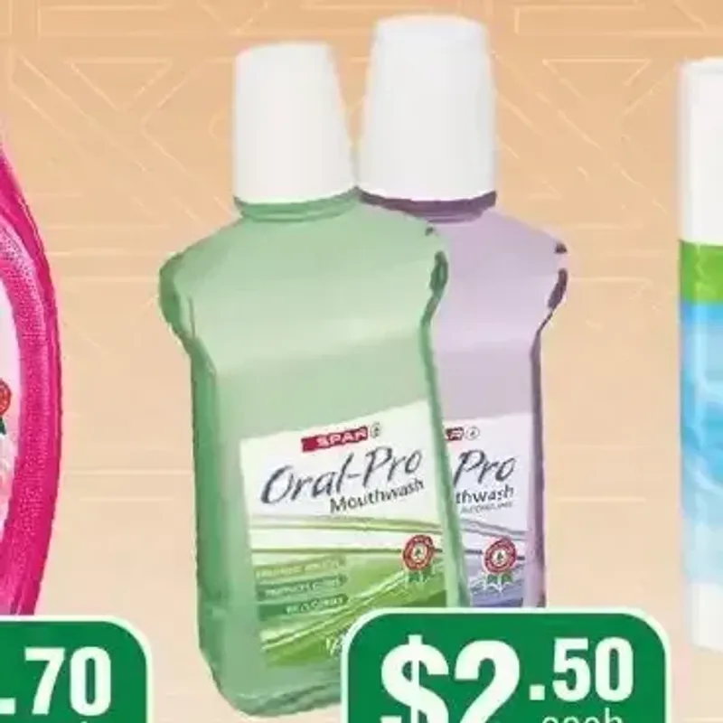 SPAR Oral-Pro Mouthwash Assorted
