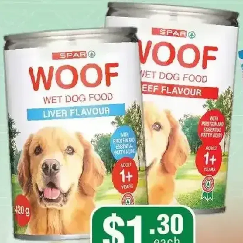 SPAR Woof Wet Dog Food Assorted