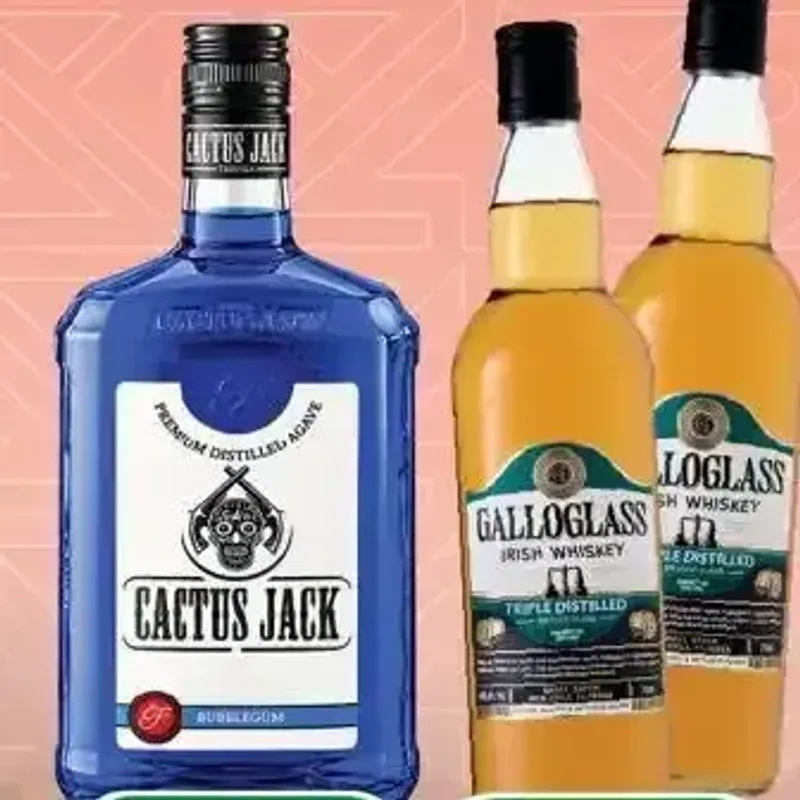 From the Spar Zimbabwe promotion Cactus Jack Tequila Assorted