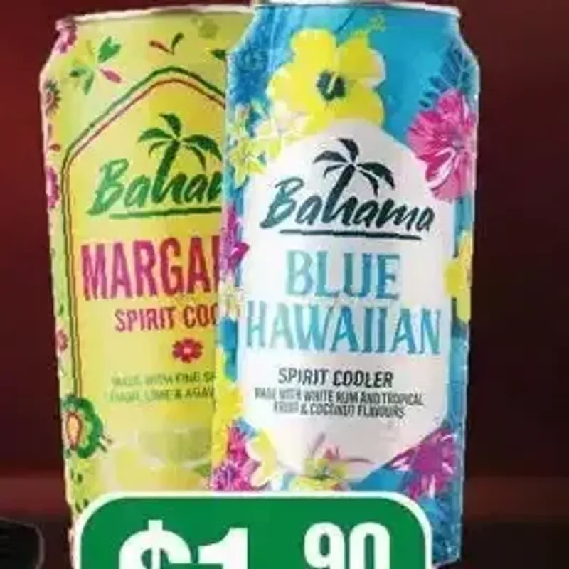 From the Spar Zimbabwe promotion Bahama Spirit Coolers Assorted