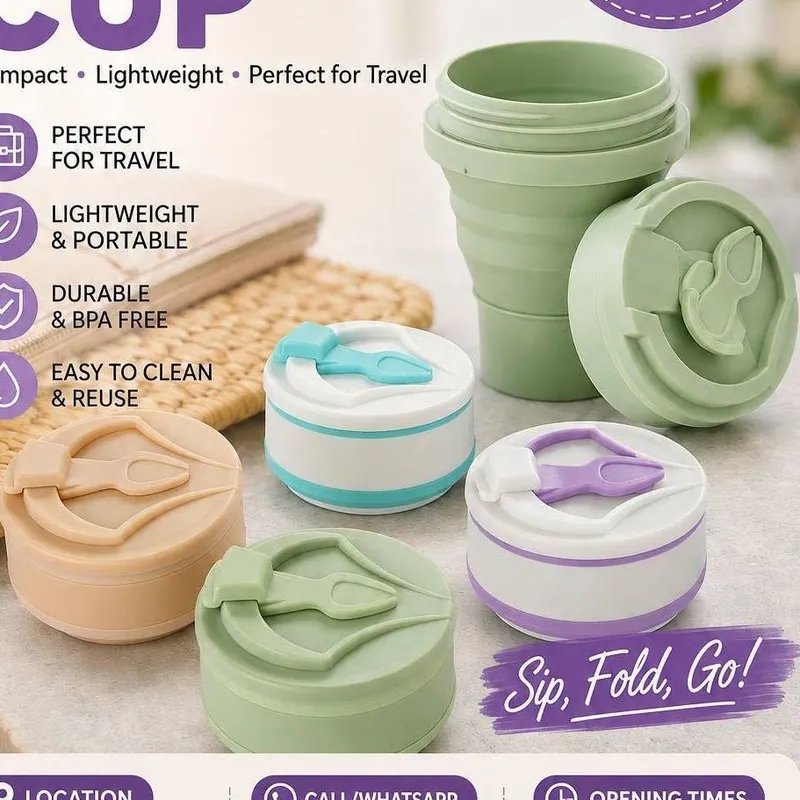 From the Tidy Nest promotion Travel Foldable Cup
