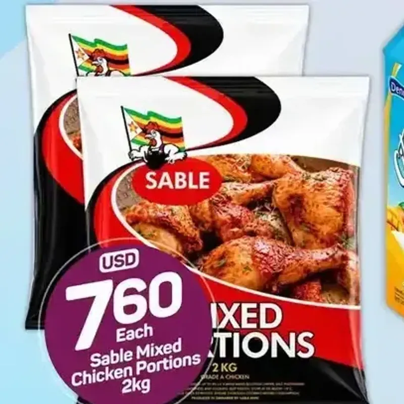 From the TM Pick n Pay promotion Sable Mixed Chicken Portions