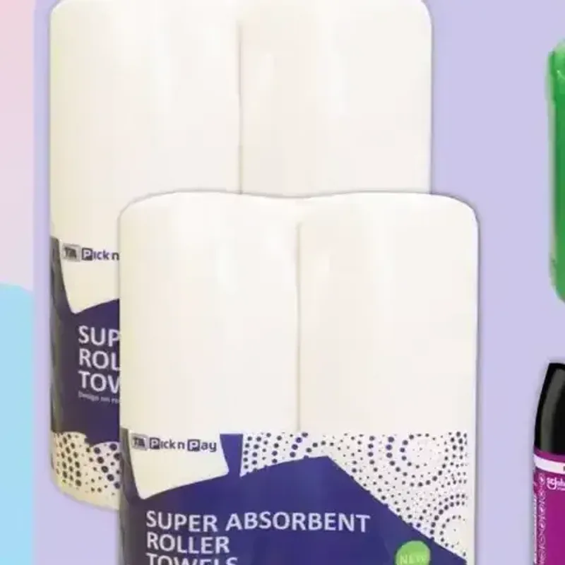 From the TM Pick n Pay promotion TM Pick n Pay Super Absorbent Paper Towel