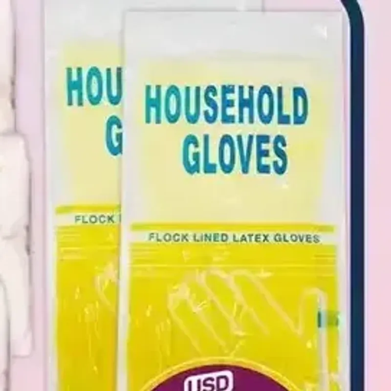 Flooktex Yellow Rubber Gloves