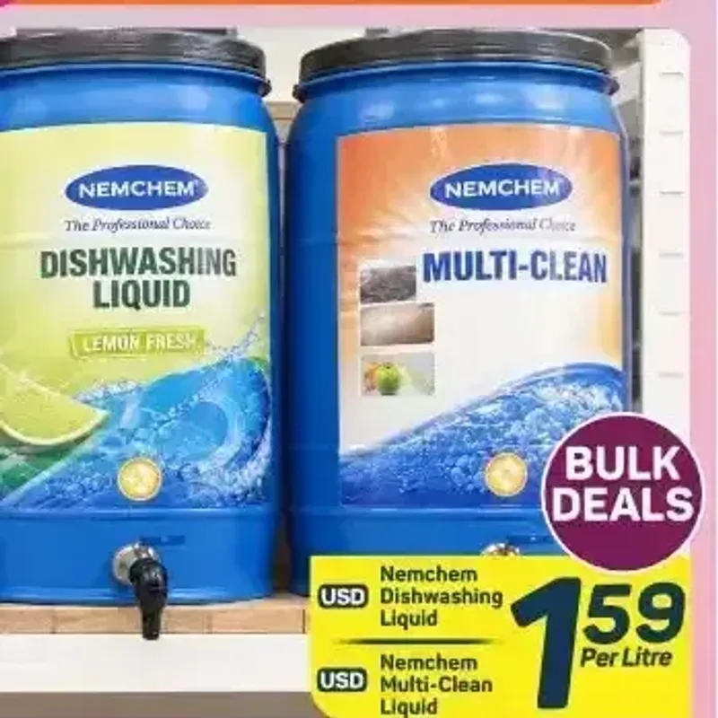 From the TM Pick n Pay promotion Nemchem Multi-Clean Liquid