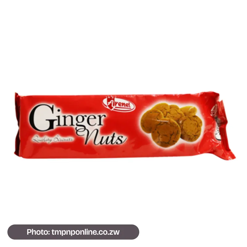 Photo: tmpnponline.co.zw Arenel Ginger Nuts Biscuits