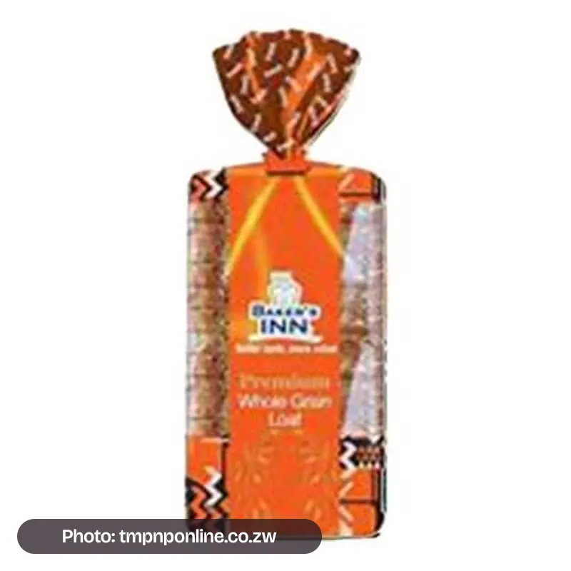 Photo: tmpnponline.co.zw Bakers Inn Wholewheat Bread