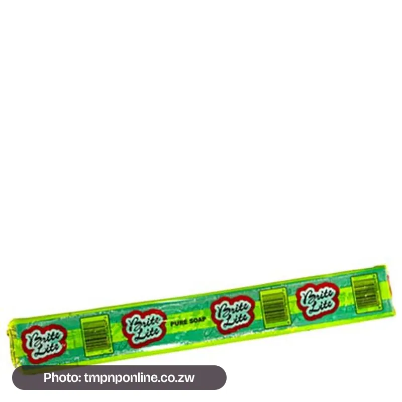 Photo: tmpnponline.co.zw Britelite Laundry Soap Wrapped