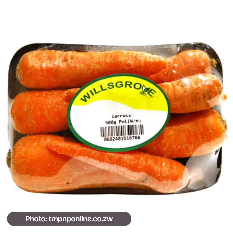 Photo: tmpnponline.co.zw Carrots Pack/Pnt