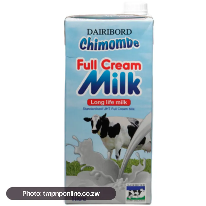 Photo: tmpnponline.co.zw Chimombe Full Cream Milk