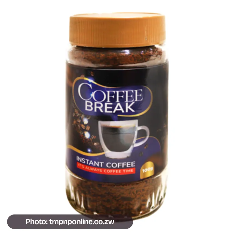 Photo: tmpnponline.co.zw Coffee Break Instant Coffee