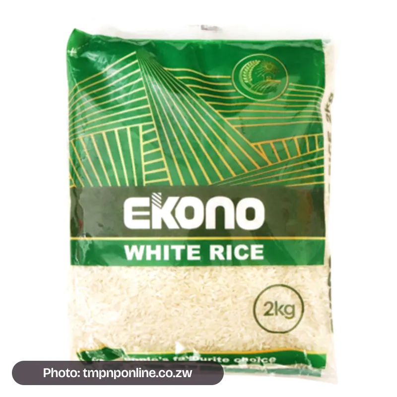 Photo: tmpnponline.co.zw Ekono White Rice