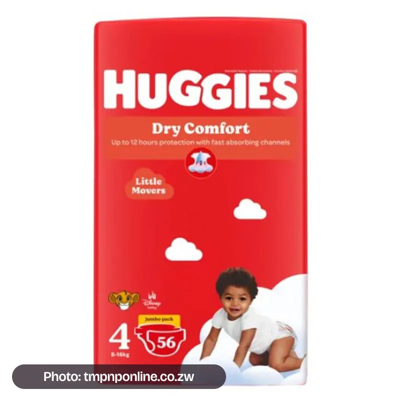 Huggies Dry Comfort Size 4 56