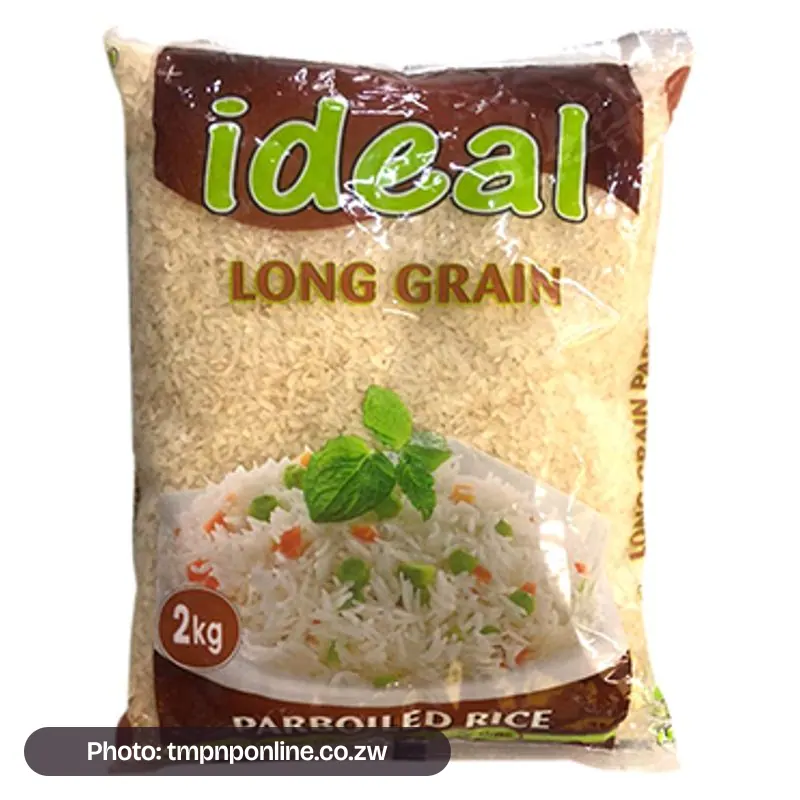 Photo: tmpnponline.co.zw Ideal Parboiled Rice