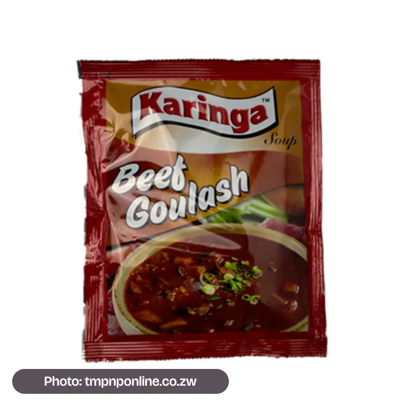 Photo: tmpnponline.co.zw Karinga Beef Goulash Soup