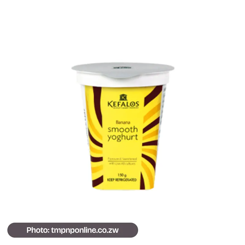Photo: tmpnponline.co.zw Kefalos Smooth Banana Yog