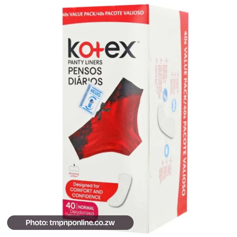 Photo: tmpnponline.co.zw Kotex Liners Deo