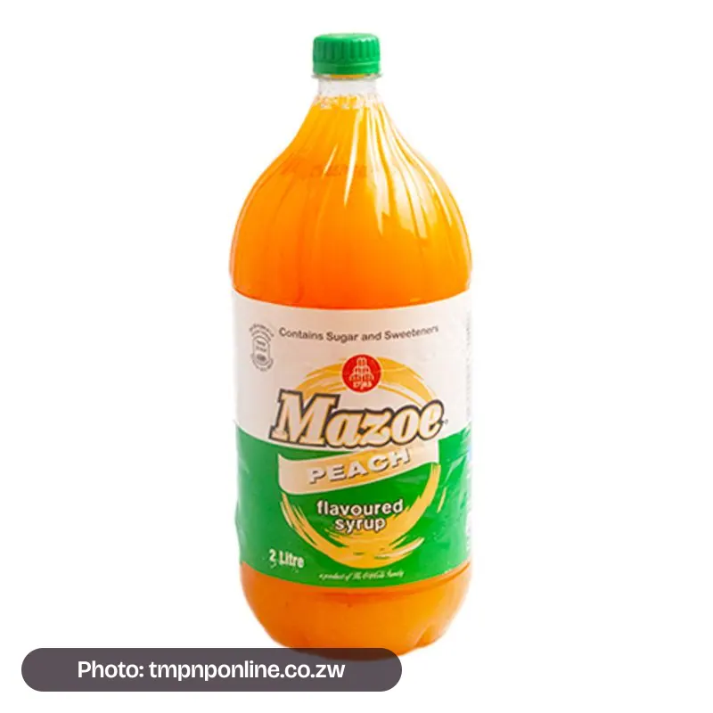 Mazoe Peach Syrup Lc