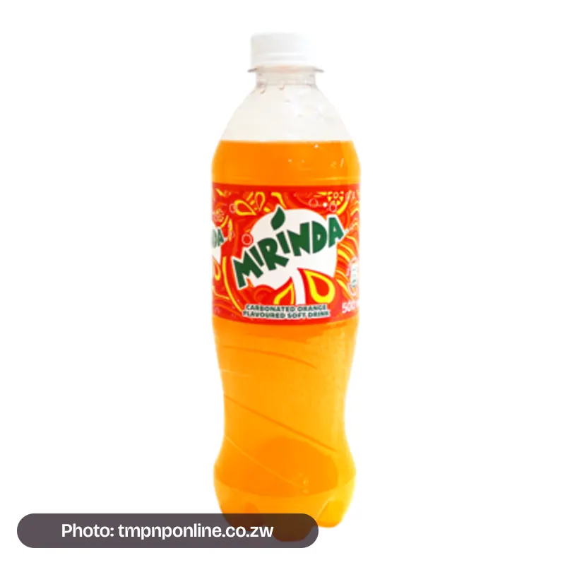 Photo: tmpnponline.co.zw Mirinda Orange