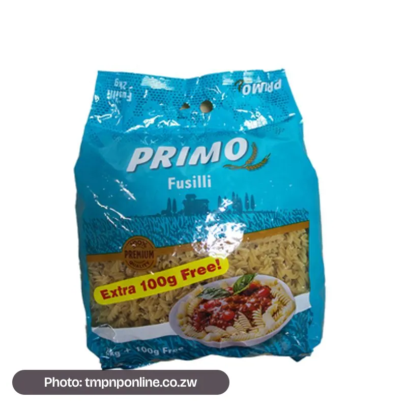 Photo: tmpnponline.co.zw Primo Fusilli