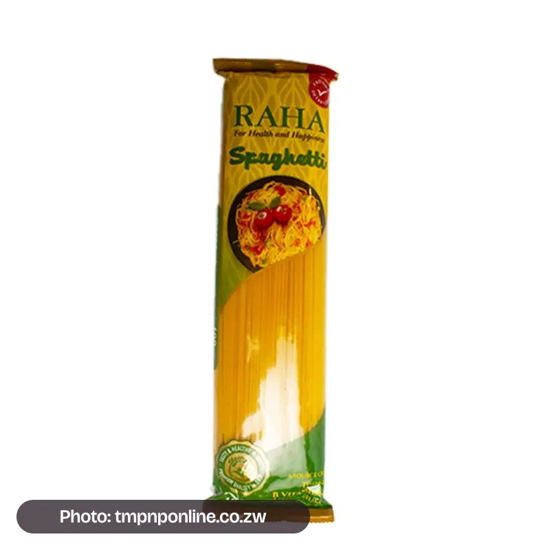 Photo: tmpnponline.co.zw Raha Spaghetti