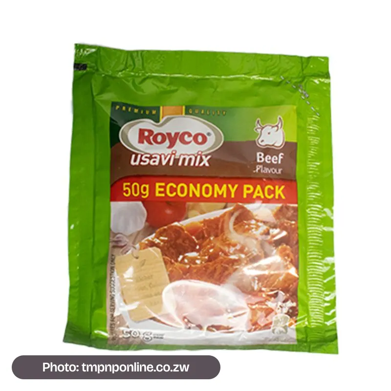 Photo: tmpnponline.co.zw Royco Usavi Mix Beef