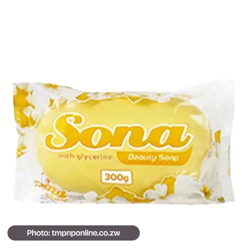 Photo: tmpnponline.co.zw Sona Bath Soap Yellow