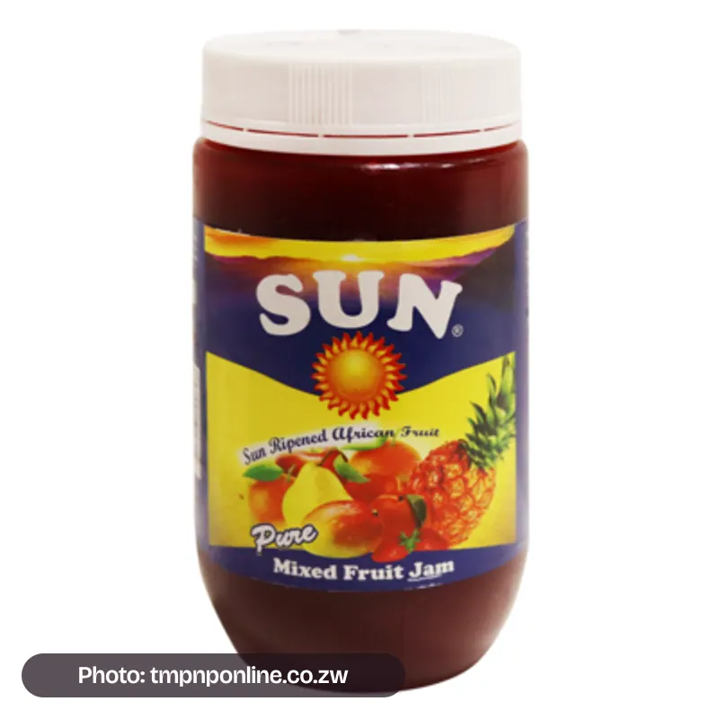 Photo: tmpnponline.co.zw Sun Jam Mixed Fruit