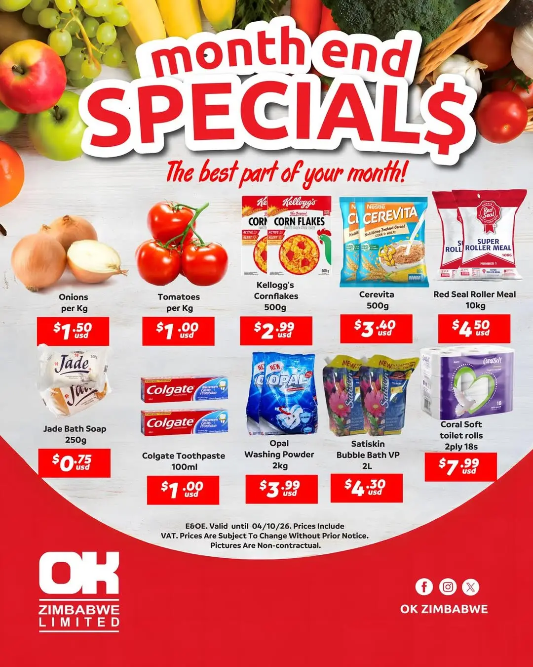 OK Zimbabwe Month end specials, image 1