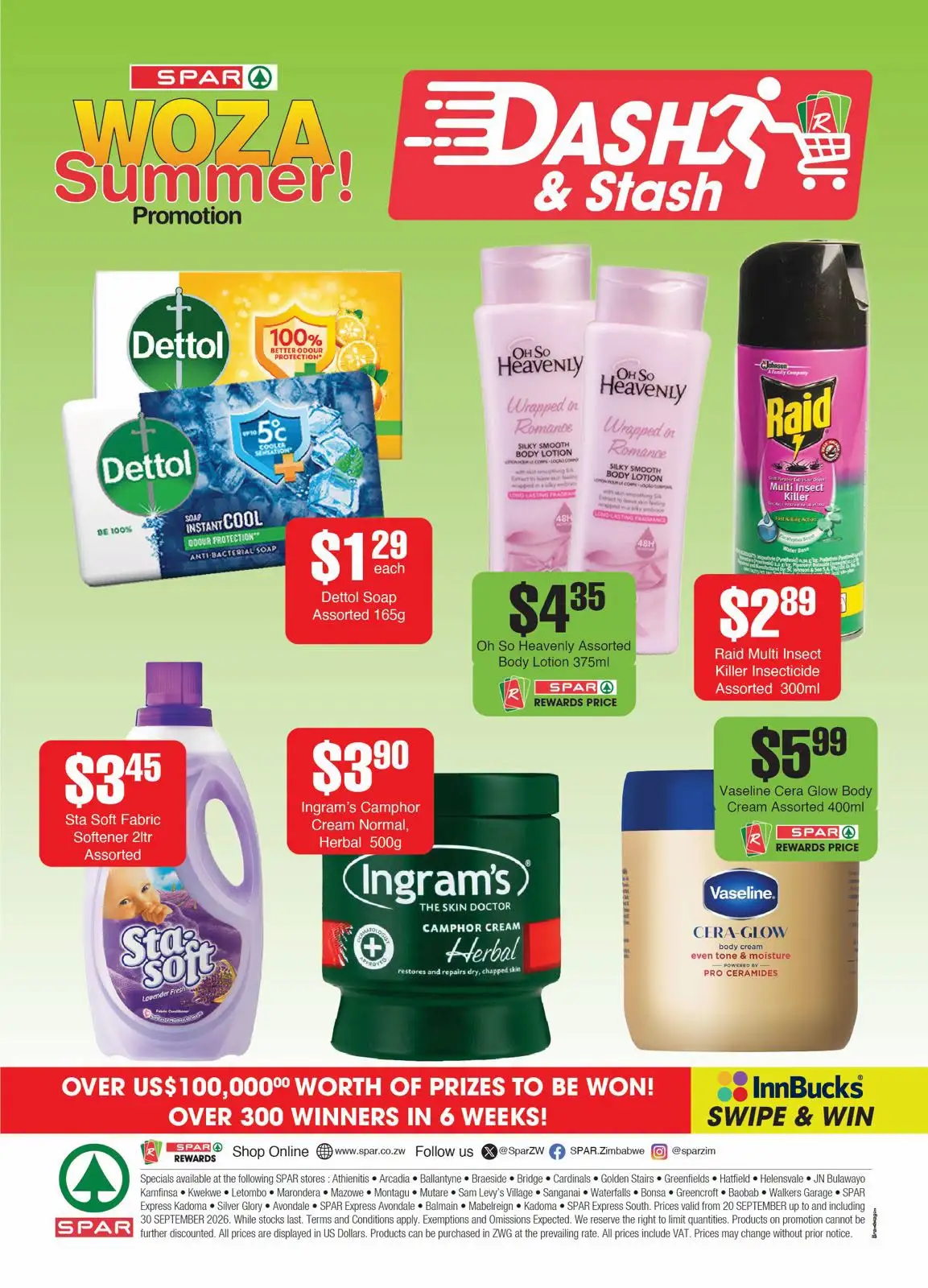 Spar Zimbabwe Woza Summer Dash & Stash, image 1