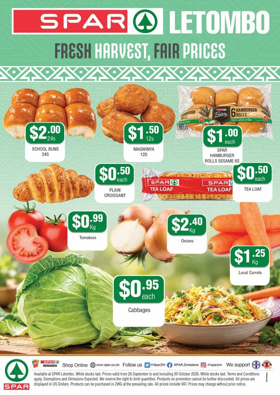 Spar Zimbabwe Fresh harvest, fair prices, image 1