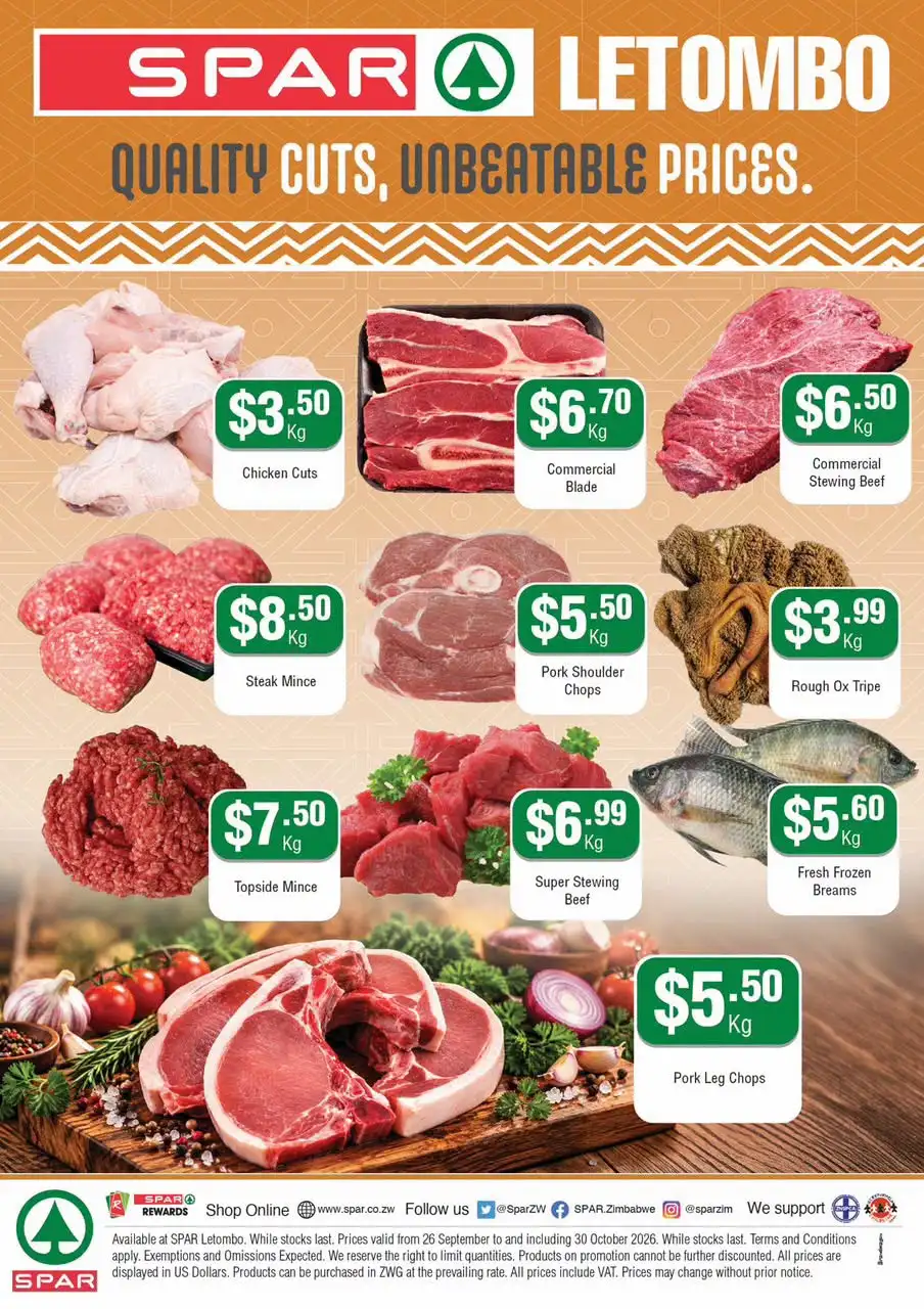 Spar Zimbabwe Quality cuts, unbeatable prices, image 1