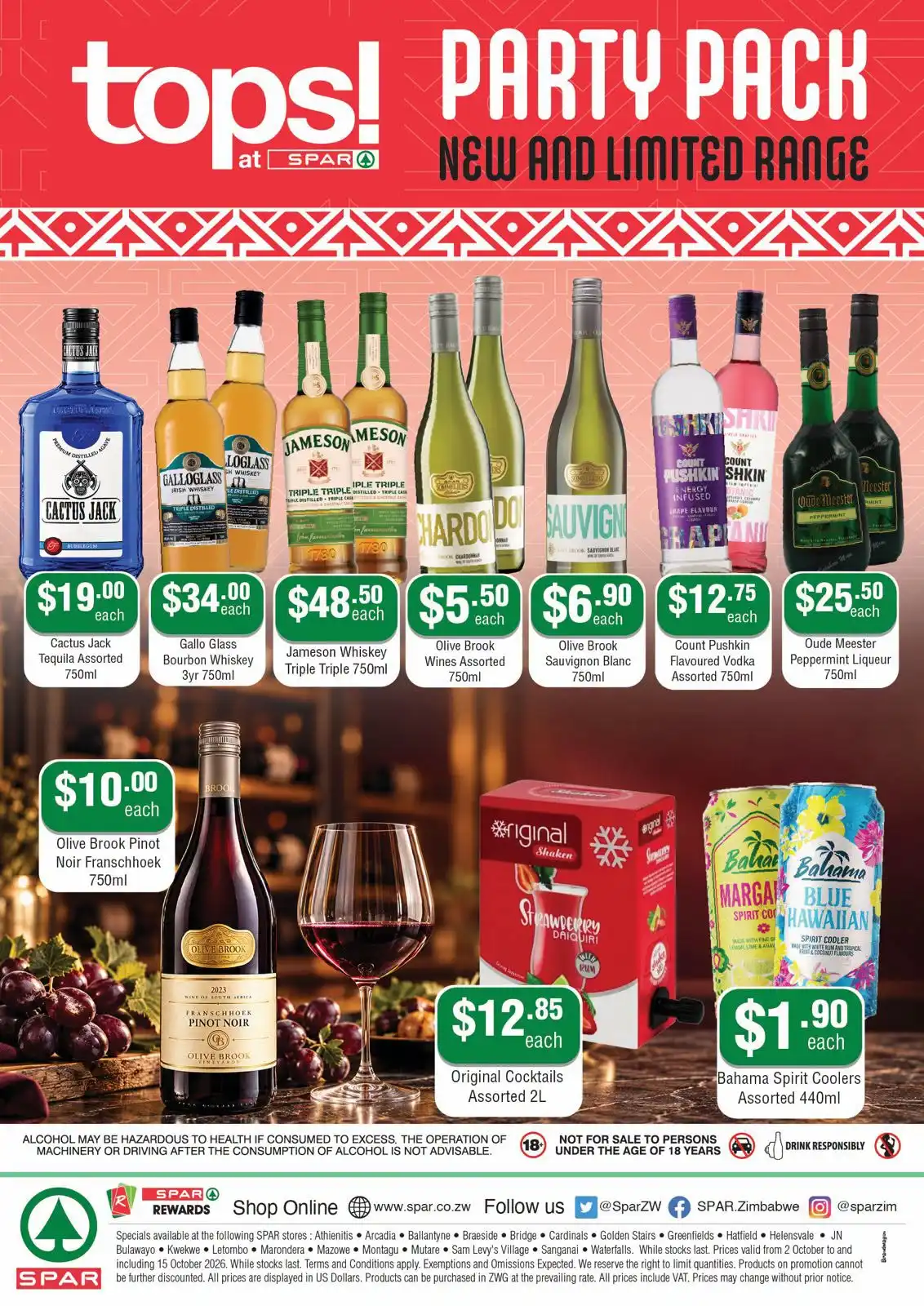 Spar Zimbabwe Tops Party Pack, image 1